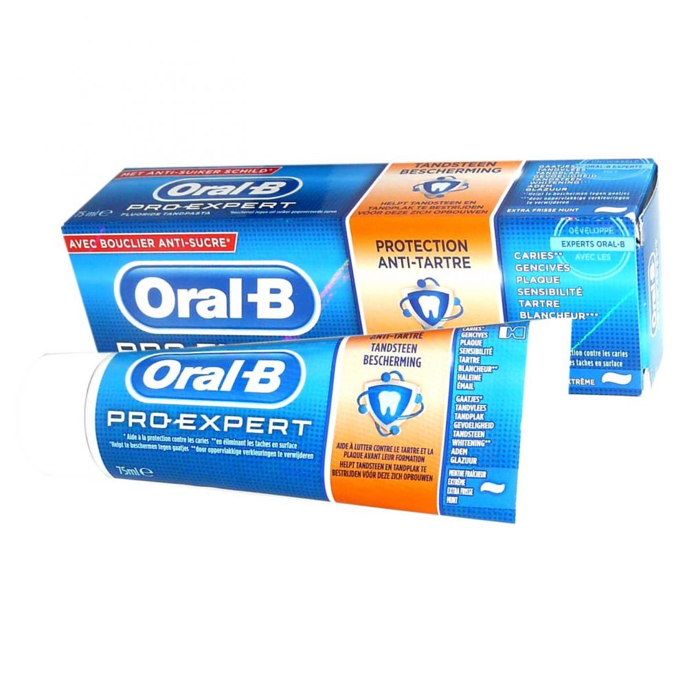 Oral B - Dentifrice Pro-expert protection anti-tartre - 75ml