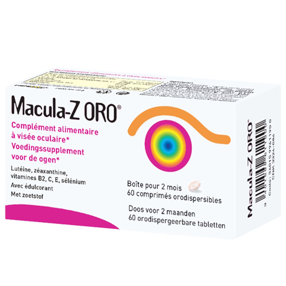 Macula-Z ORO - Visée oculaire - 60 comprimés