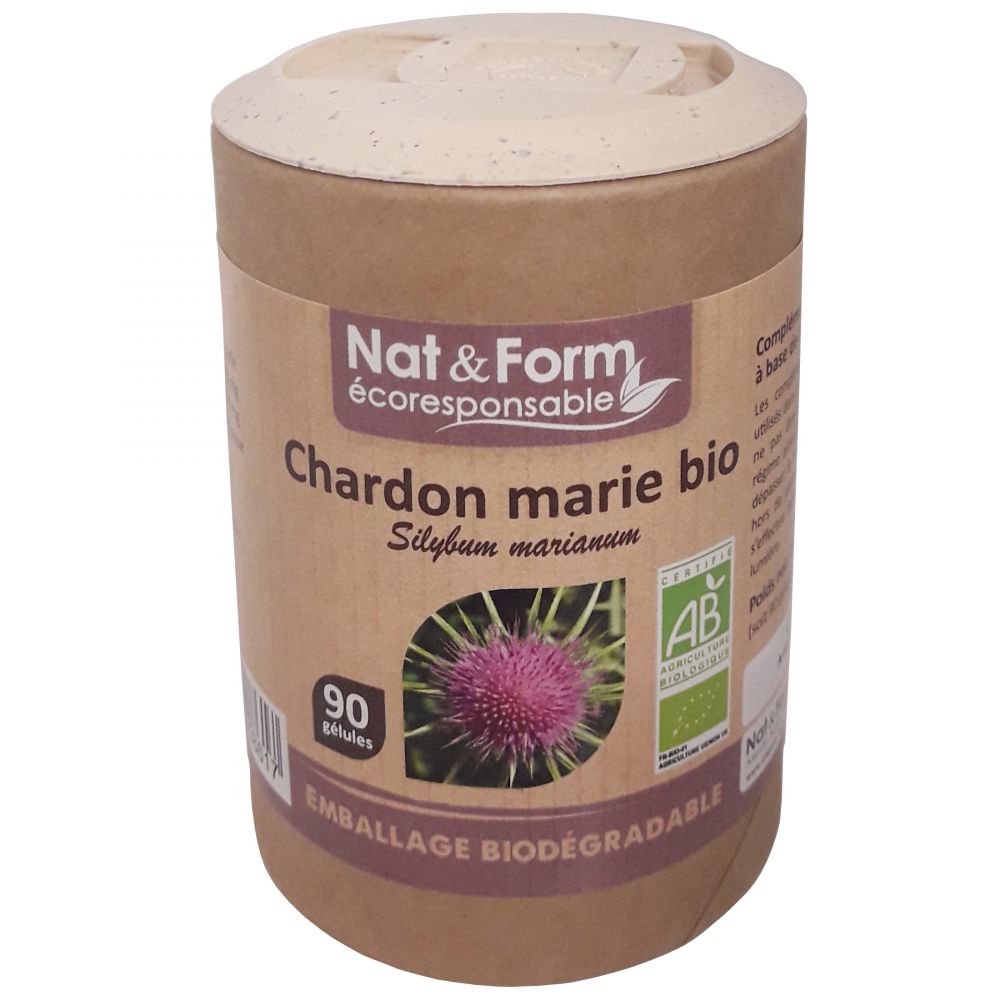 Nat & Form - Chardon marie Bio - 90 gélules