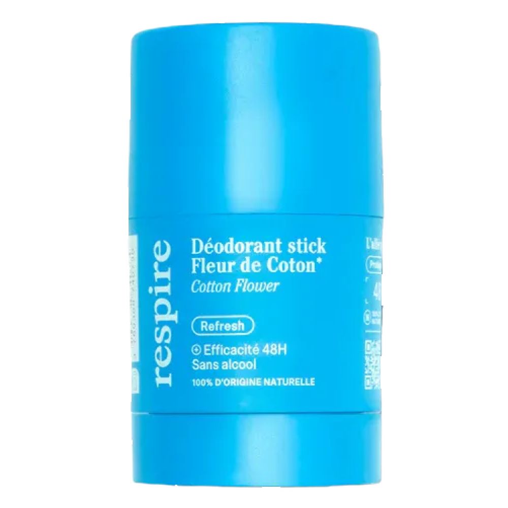 Respire - Déodorant stick fleur de coton - 50g