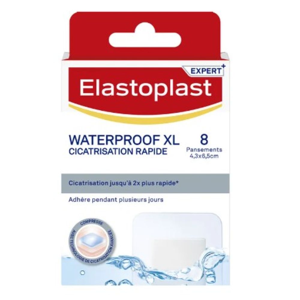 Elastoplast - Waterproof XL - 8 pansements