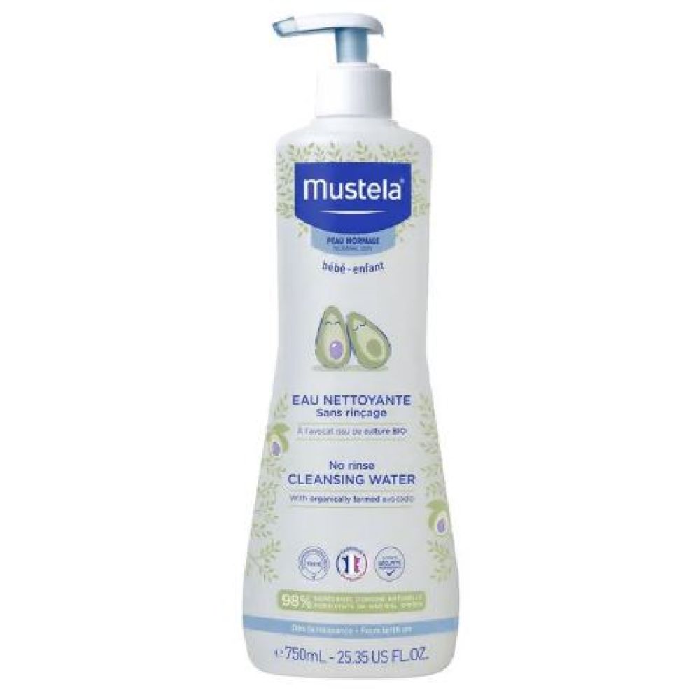 Mustela - Eau nettoyante sans rinçage - 750ml