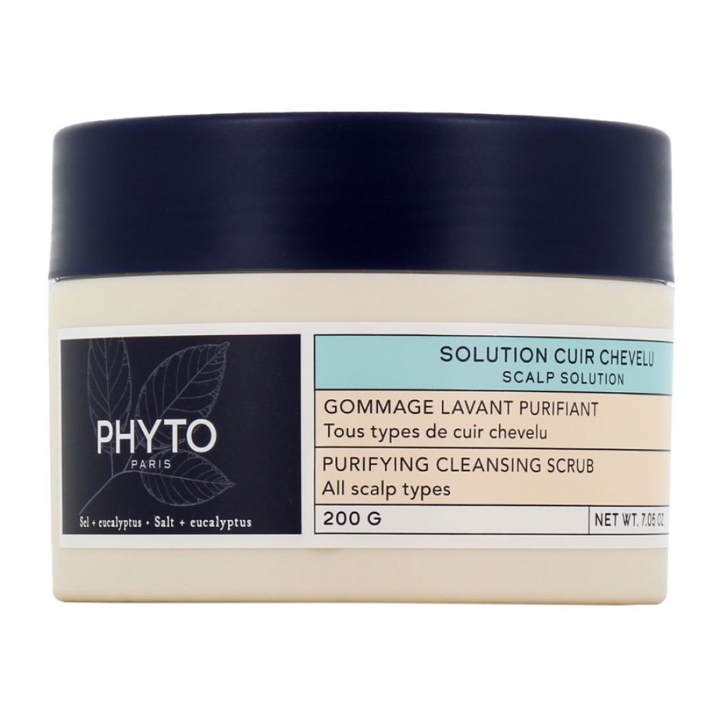 Phyto - Solution cuir chevelu gommage lavant purifiant - 200g