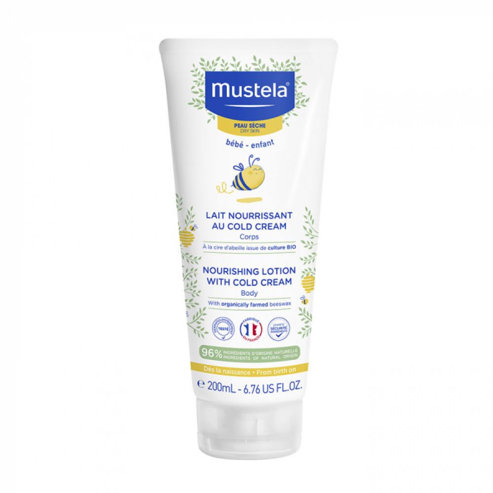 Mustela - Lait nourrissant au cold cream - 200ml