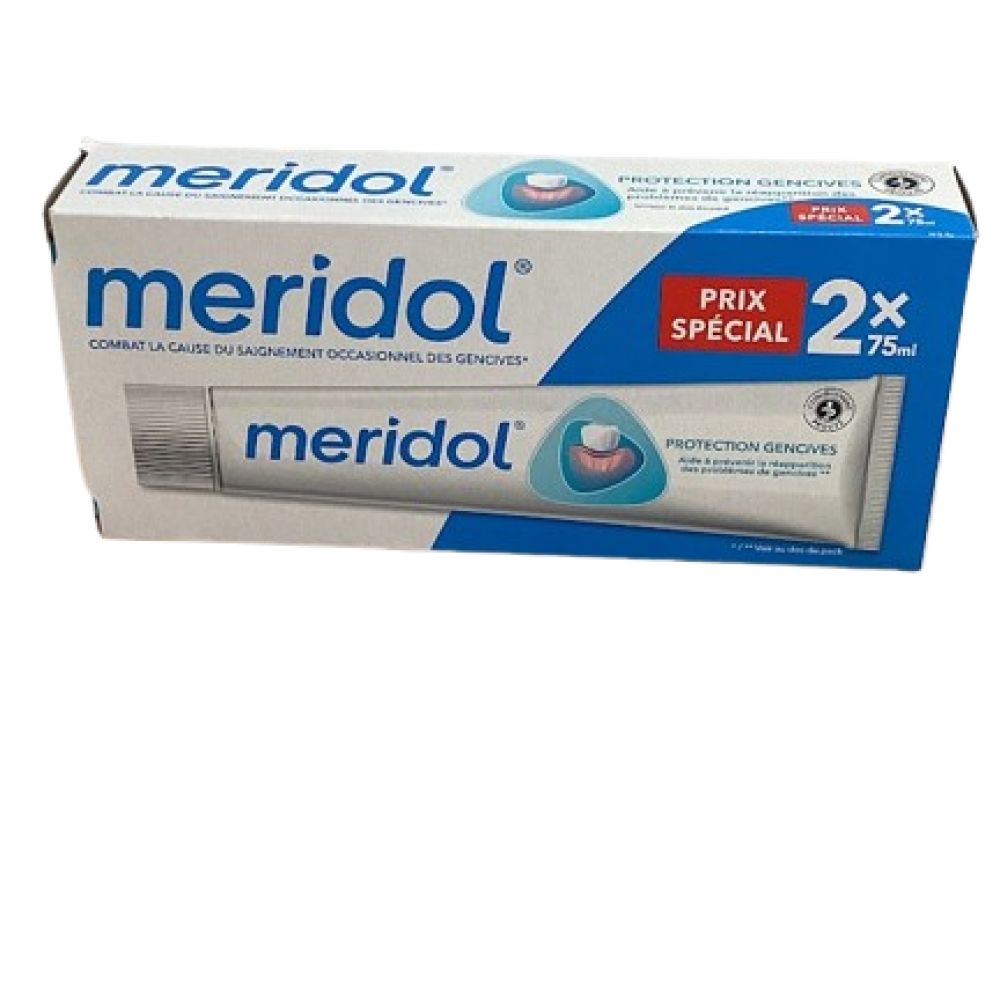 Meridol - Dentifrice protection gencives - 75mlx2