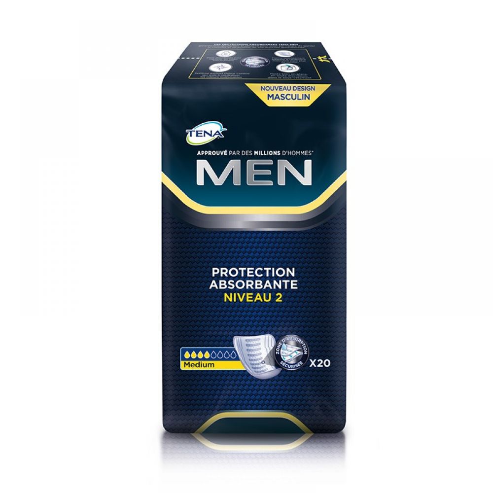 TENA - MEN niveau 2 - 20 protections