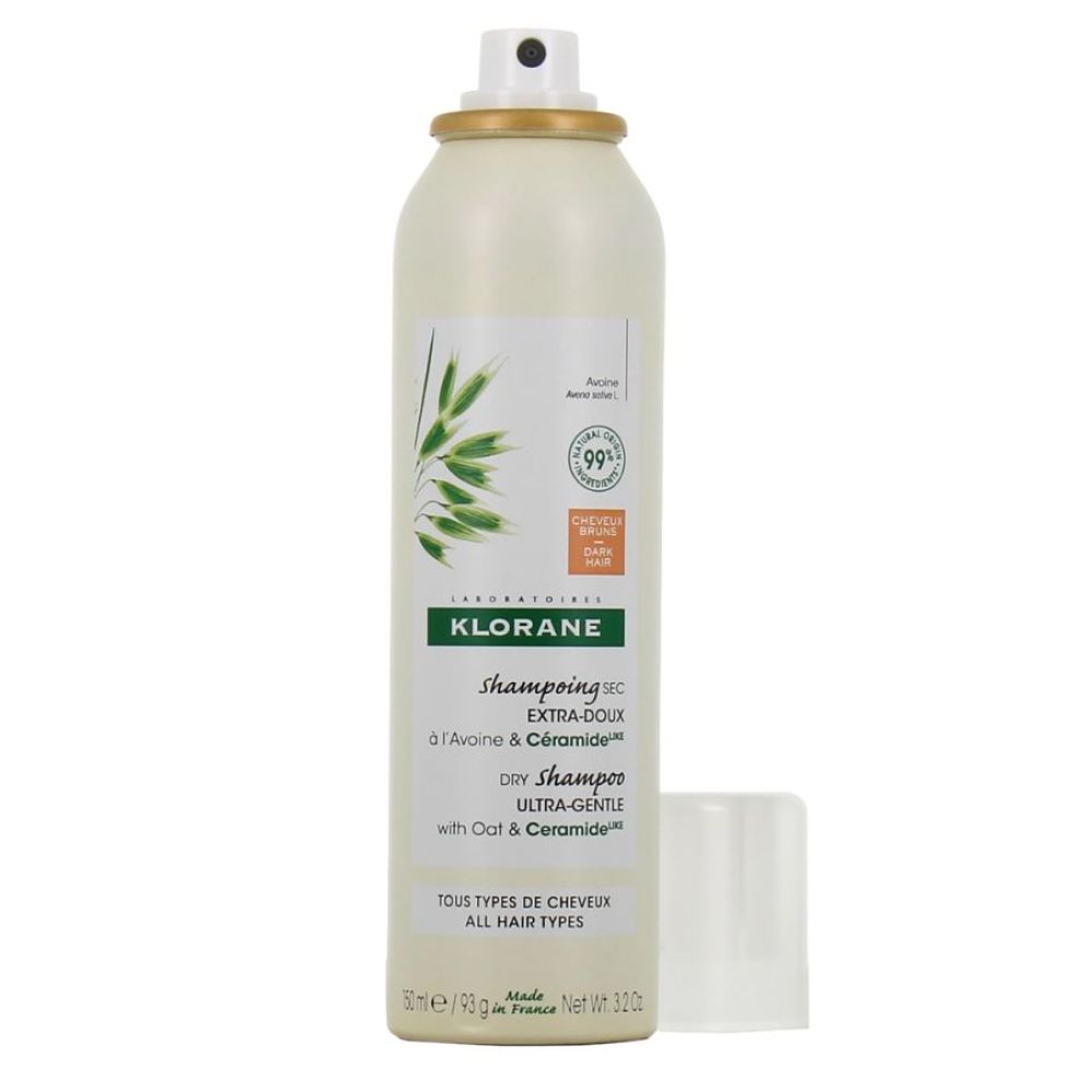 Klorane - Shampoing sec teinté extra-doux avoine et céramide - 150 ml