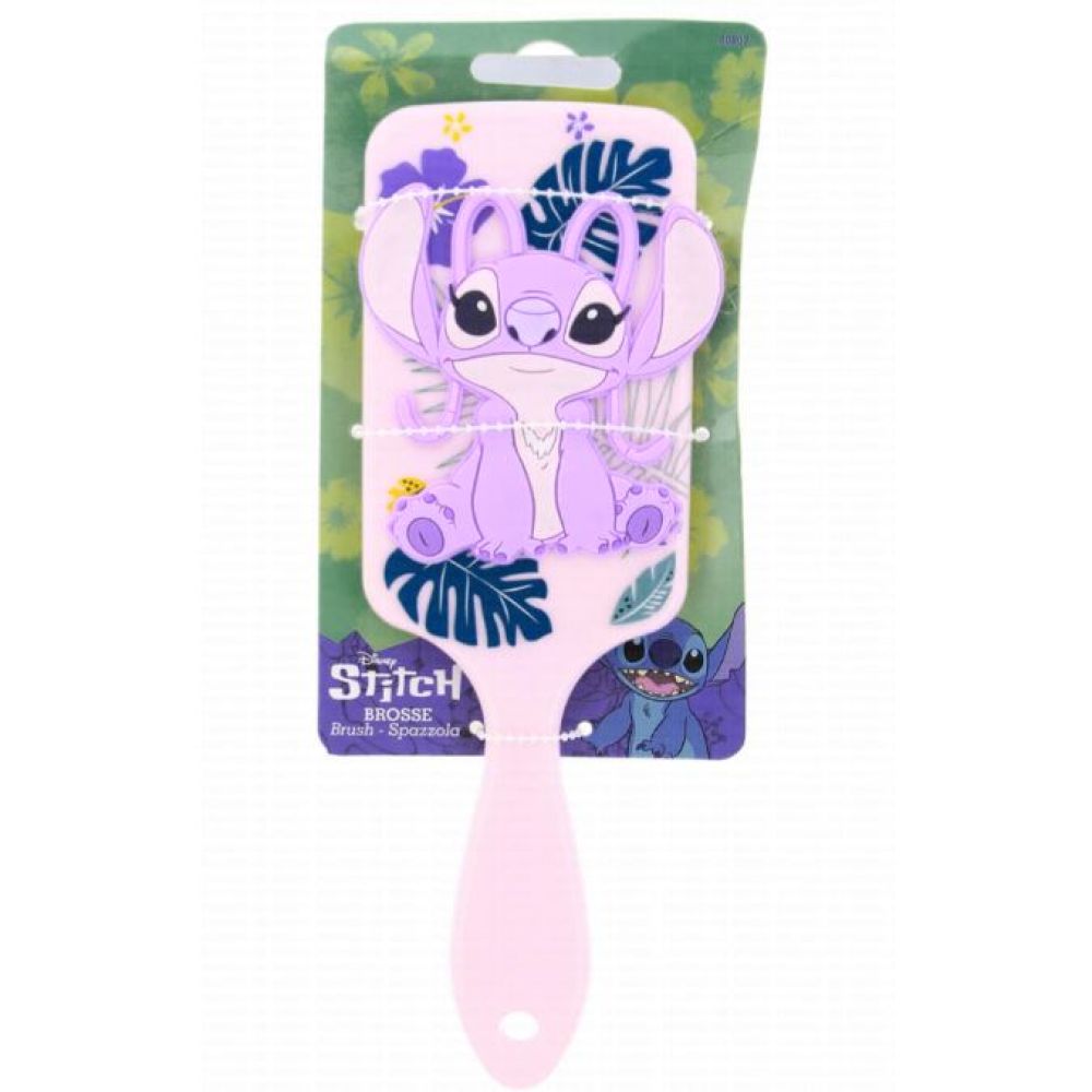 Disney - Brosse à cheveux Stitch rose