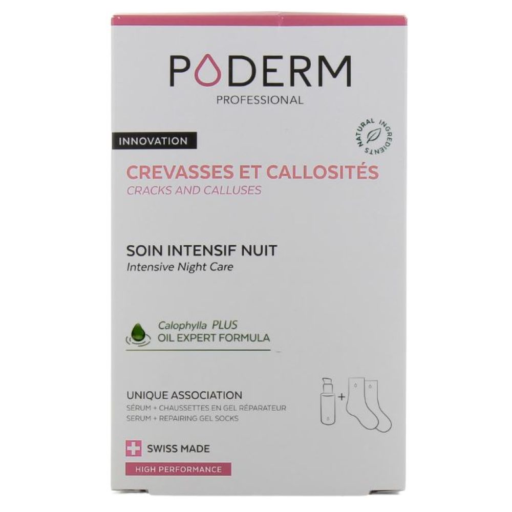 Poderm - Soin intensif nuit crevasses et callosités - 75mL