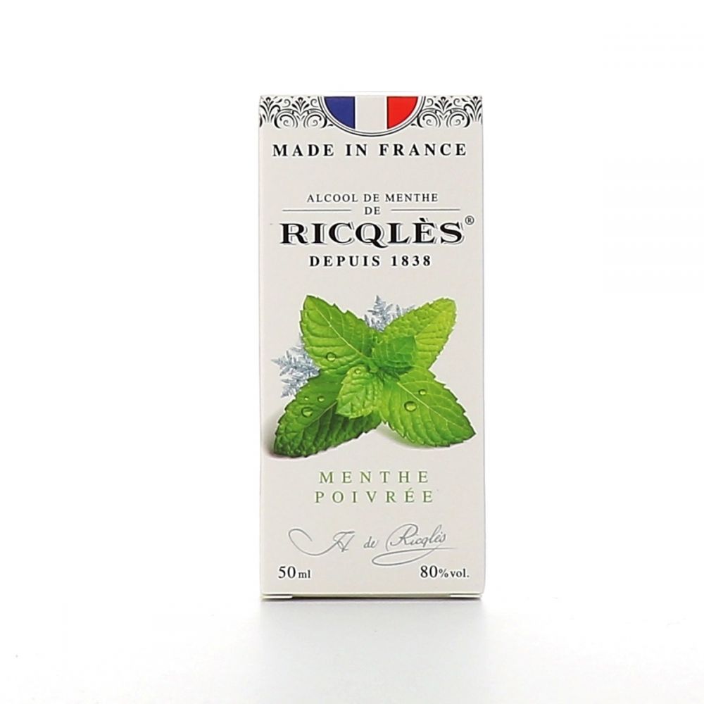 Ricqlès - Alcool de menthe - Poivrée - 50 ml