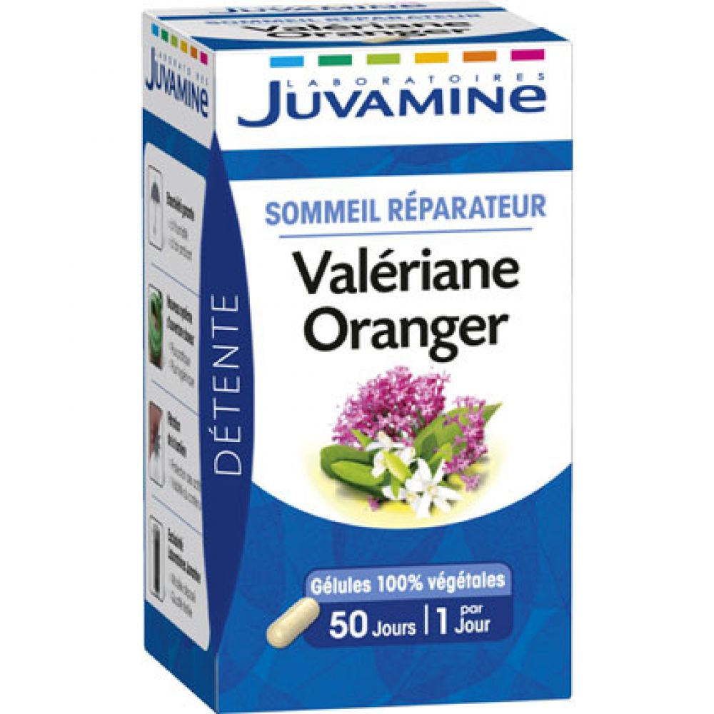 Juvamine - Valériane Oranger - 50 gélules