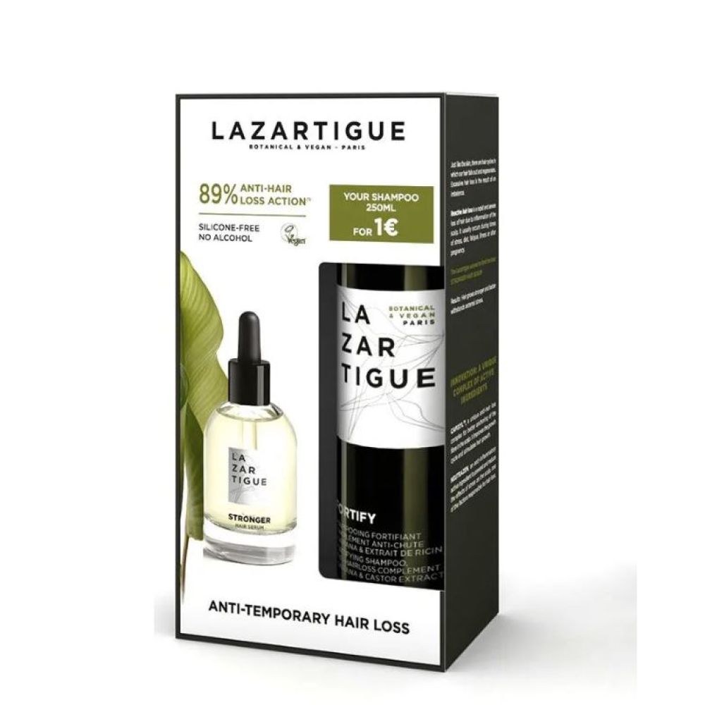 Lazartigue - Anti chute temporaire - shampooing + sérum