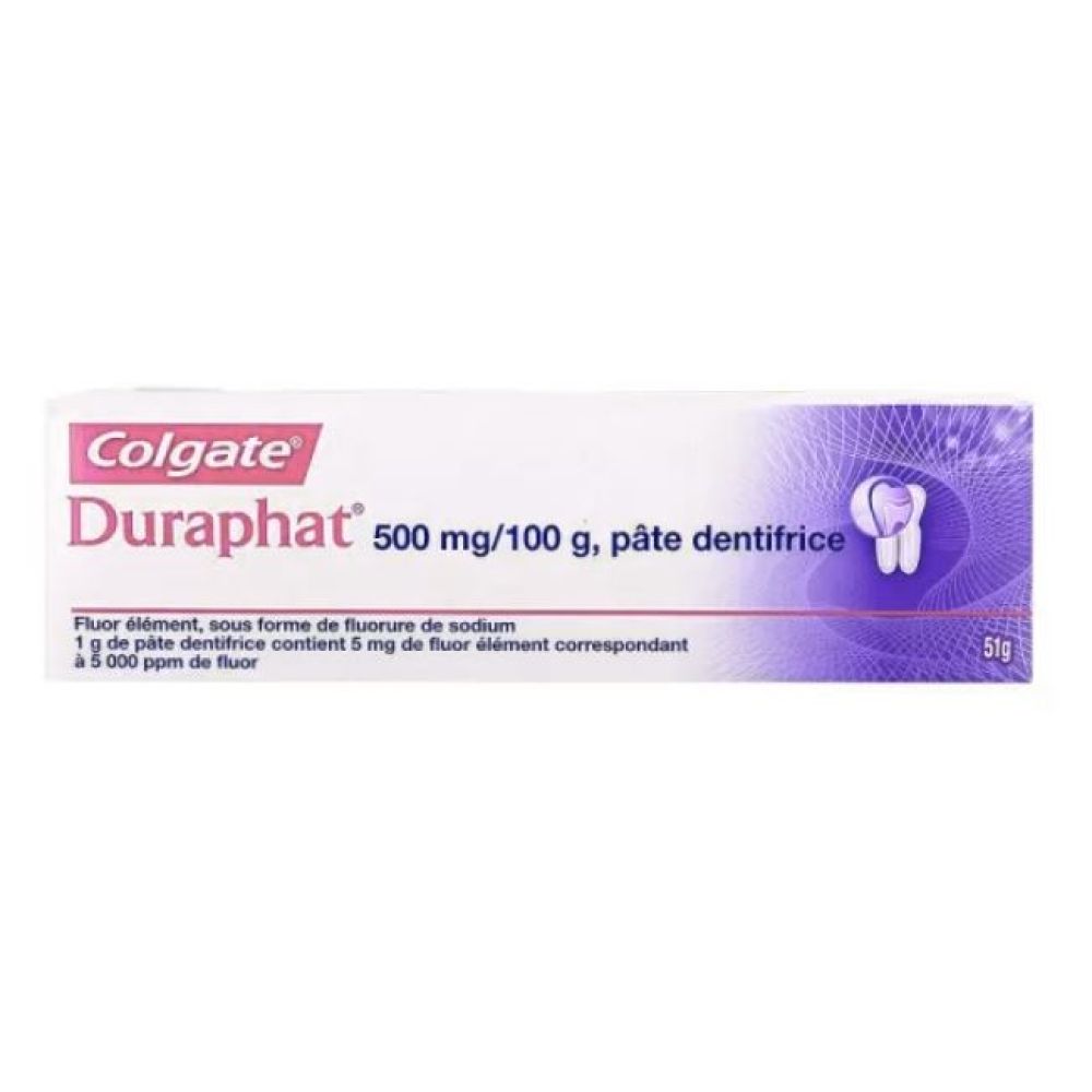 Colgate - Duraphat 500mg/100g, Pâte dentifrice - 51g