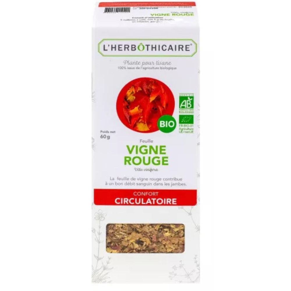 L'herbôthicaire -  Tisane Vigne Rouge - 60g