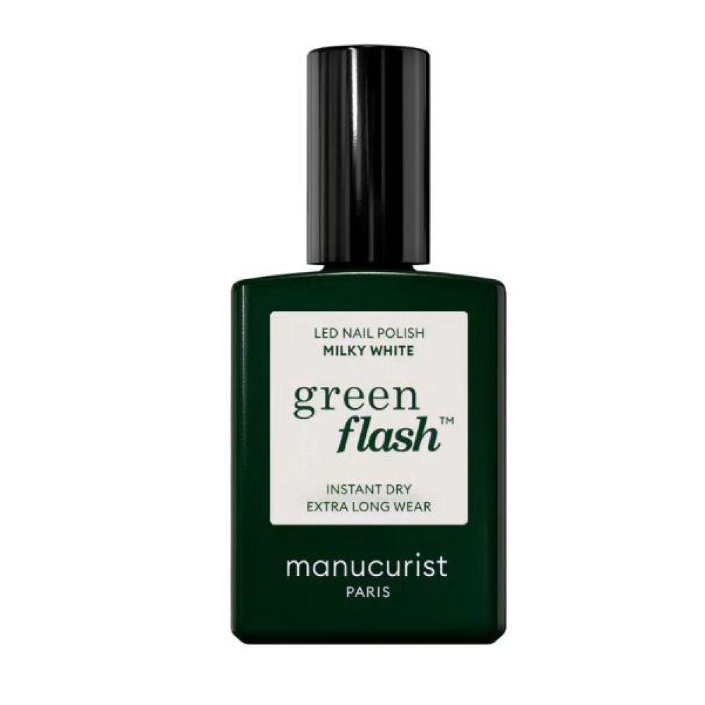 Manucurist - Vernis semi permanent green flash Milky White - 15ml