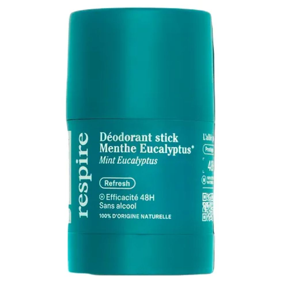 Respire - Déodorant stick menthe eucalyptus - 50g