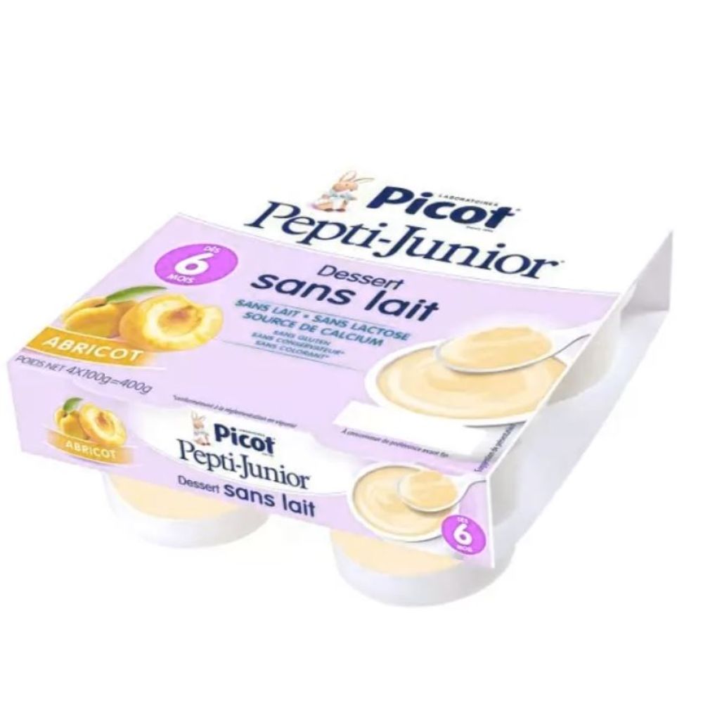 Picot - Pepti-junior - Dessert sans lait - 4x100g