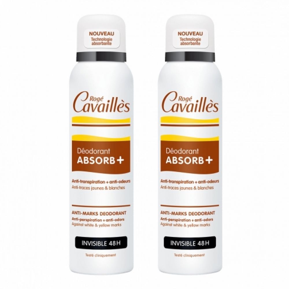 Rogé Cavailles - Déodorant ABSORB+ invisible 48h