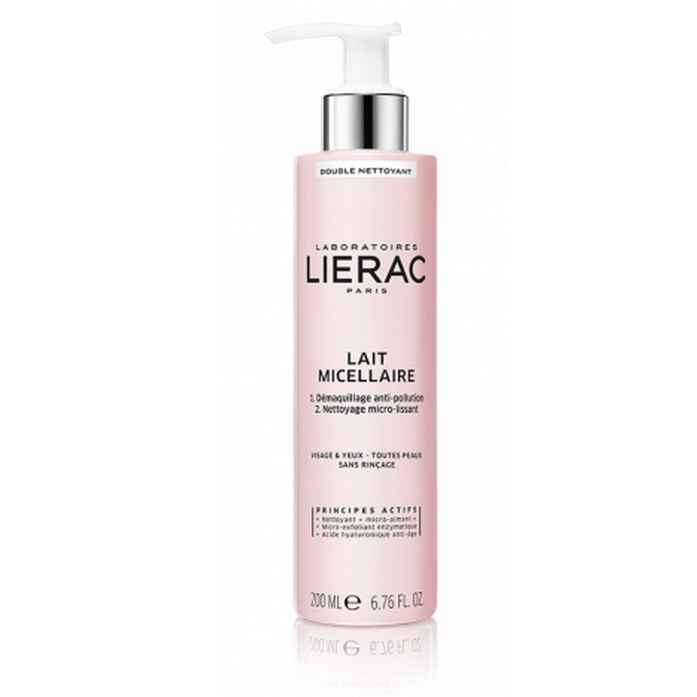 Lierac - Lait micellaire double nettoyant - 200ml