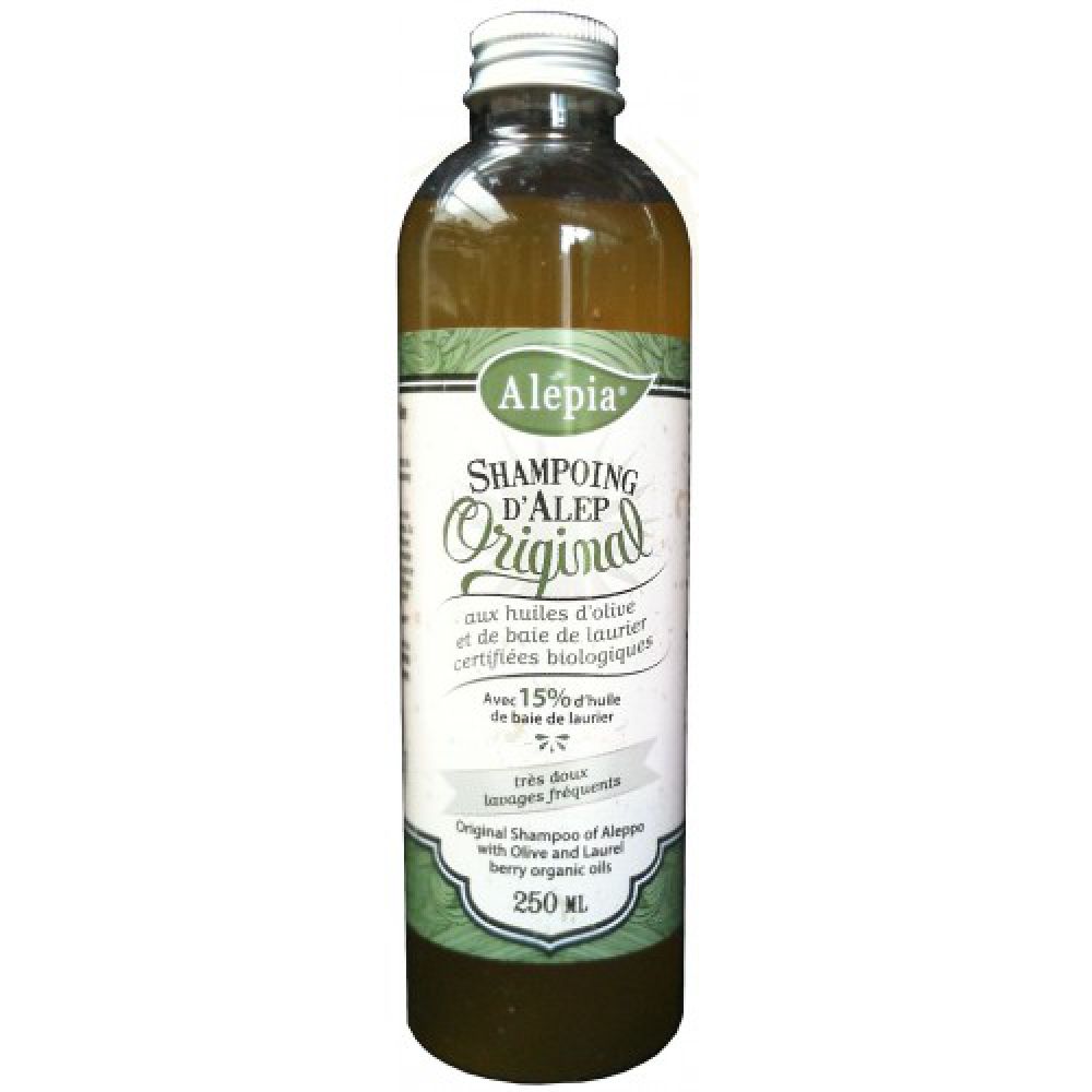 Alepia - Shampoing d'Alep 15% d'huile de baie de laurier - 250ml
