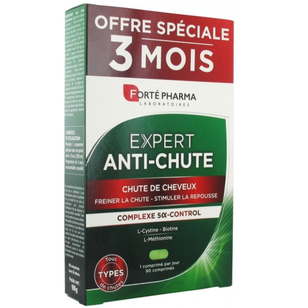 Forté Pharma - Expert cheveux anti chute - 90 comprimés