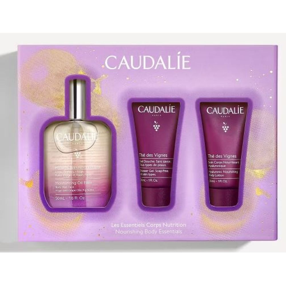 Caudalie - Coffret noël 2024 les essentiels corps nutrition