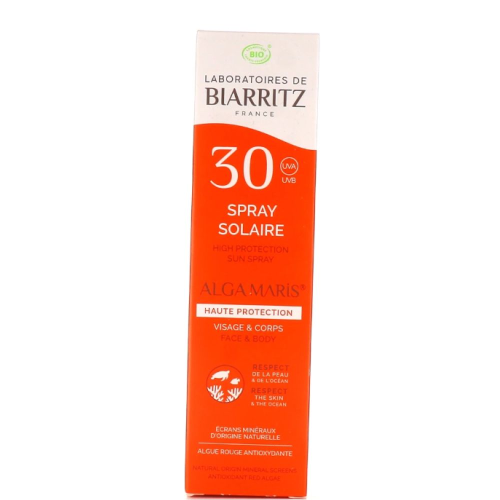 Laboratoire de biarritz - Spray Solaire SPF30 - 100Ml