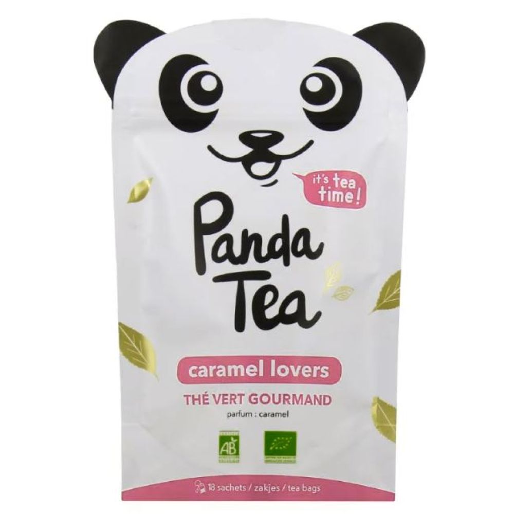 Panda Tea - Caramel lovers thé vert gourmand - 18 sachets