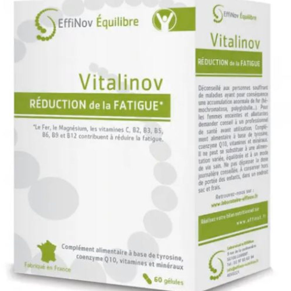 Effinov Vitalinov Réduction de la fatigue - 60 gélules