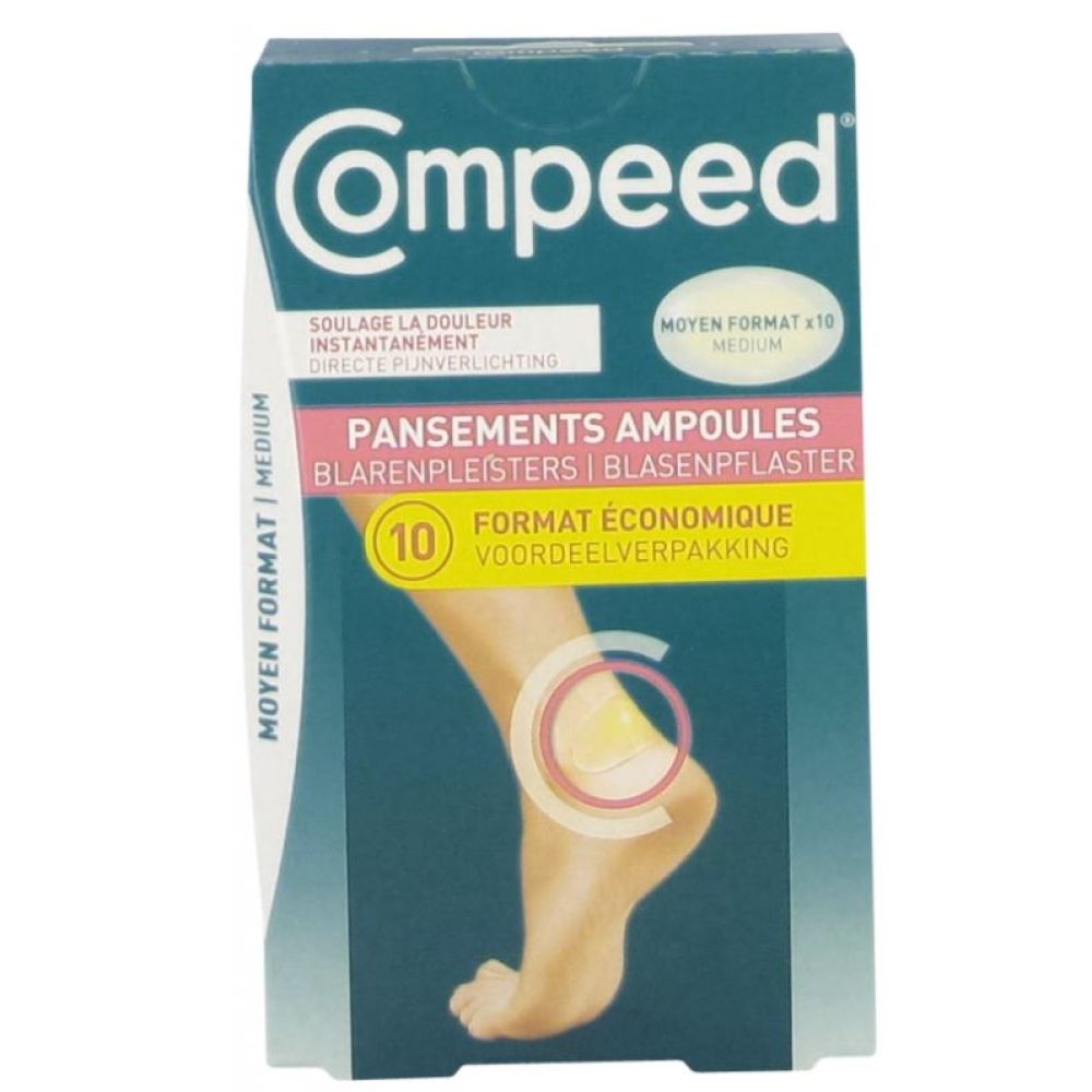 Compeed - Pansements ampoules - 10 pansements