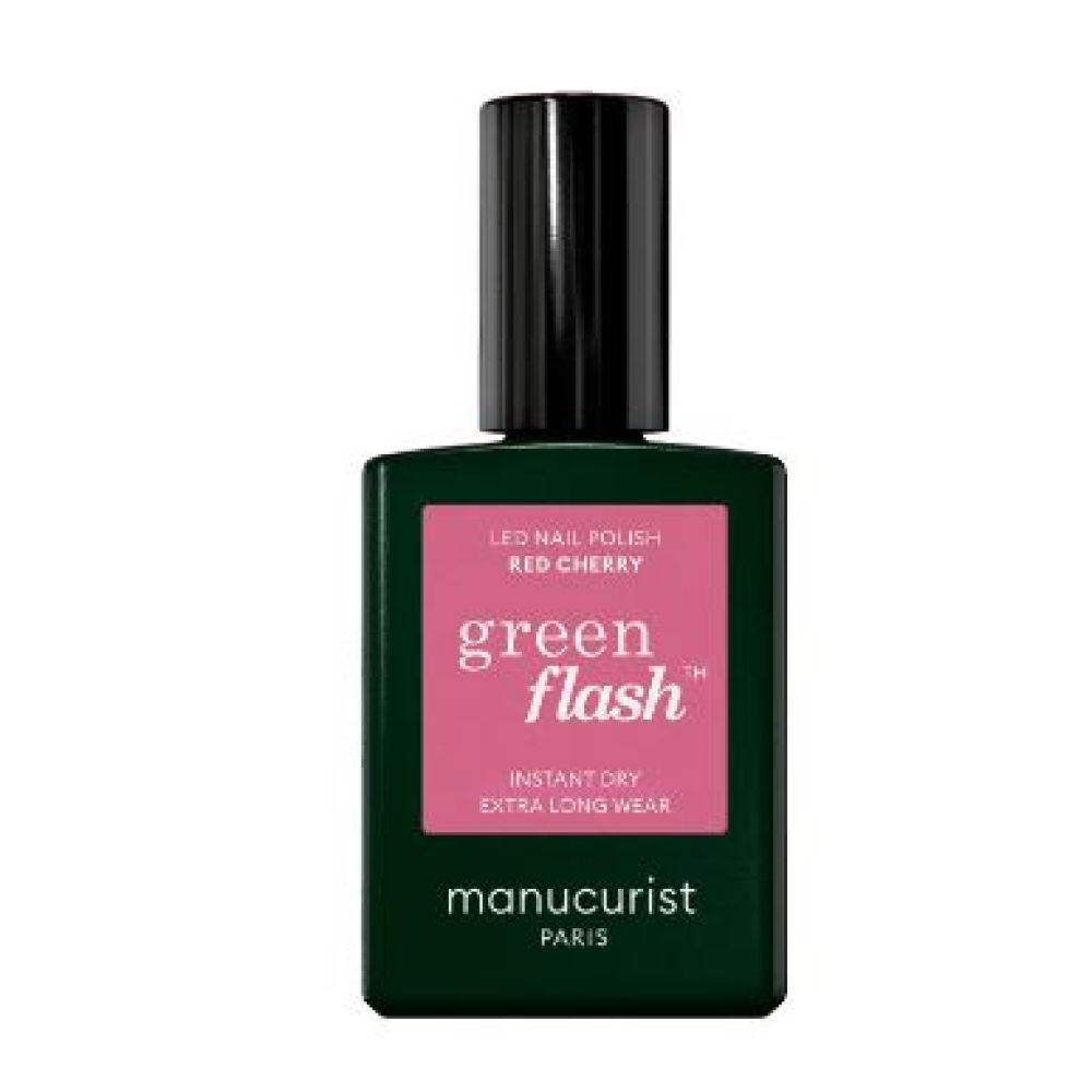 Manucurist - Vernis semi permanent green flash Red cherry - 15ml