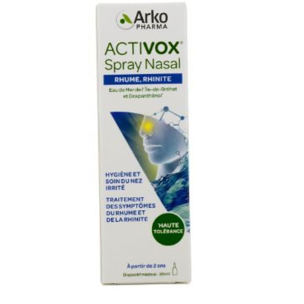 Activox - spray nasal rhume, rhinite - 20ml