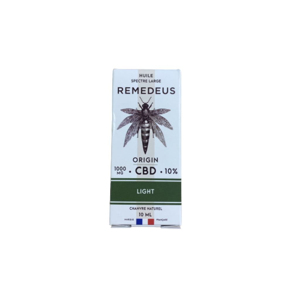 Remedeus - Origin Starter Spectre Large Huile de Chanvre Naturel CBD 5% - 10ml