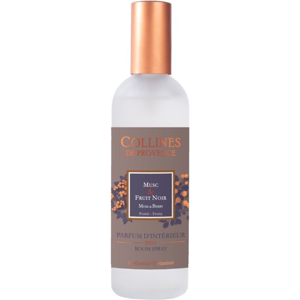 Collines de Provence - Parfum d'intérieur Musc et Fruit Noir - 100ml