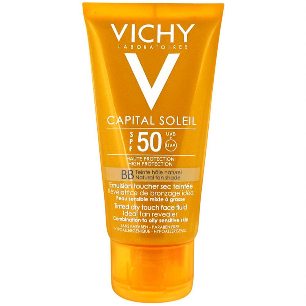 Vichy - Idéal soleil bb emulsion toucher sec teintée Spf 50 -  50ml