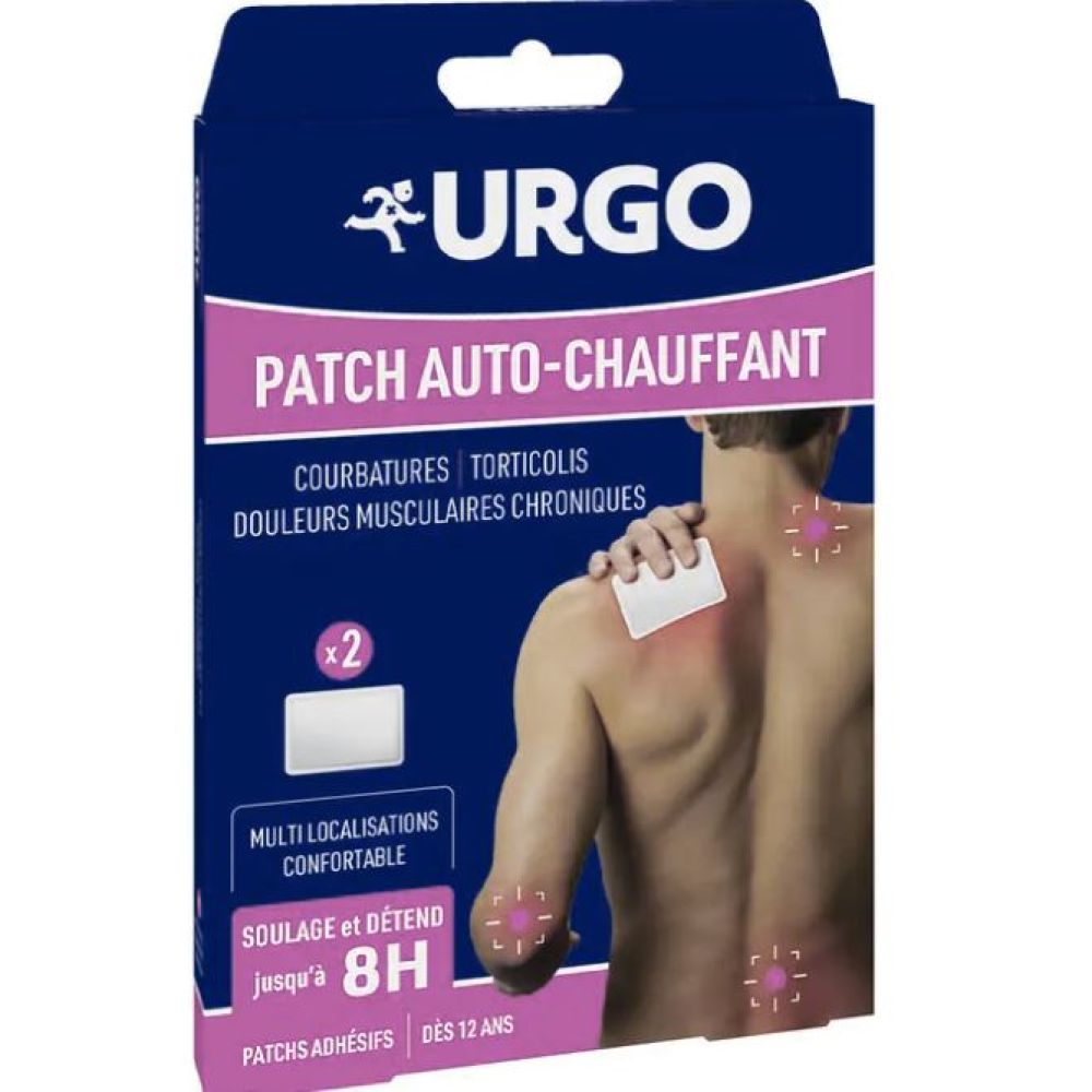 Urgo Patch auto-chauffant - 2 patchs adhésifs