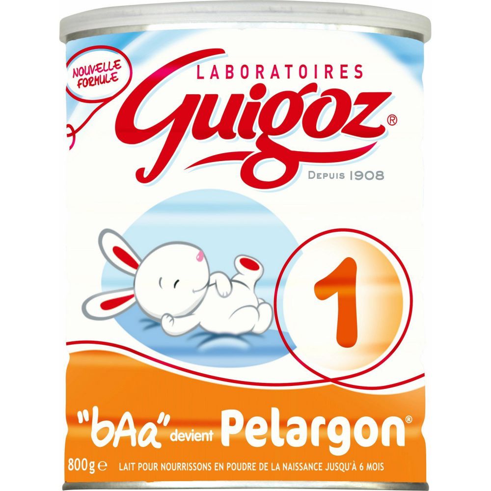 Guigoz Pelargon lait 1er âge 800g
