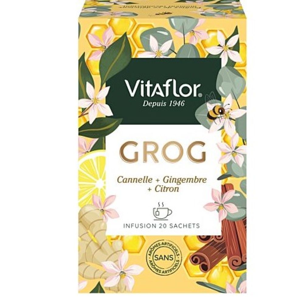 Vitaflor - Infusion Grog - 20 sachets