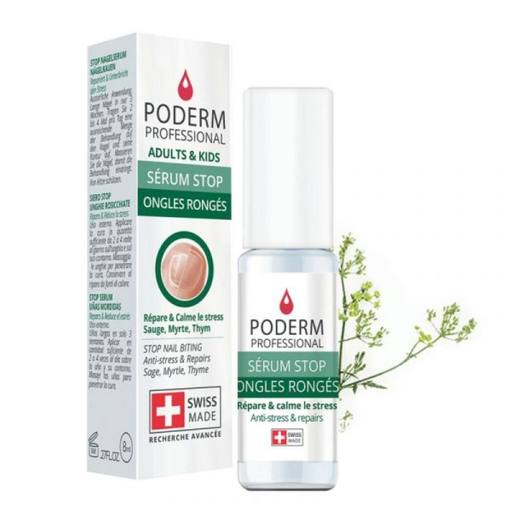 Poderm Professional - Sérum stop ongles rongés adults & kids - 8 ml