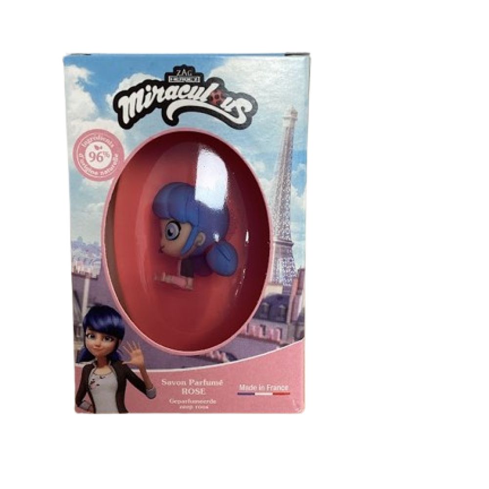 Miraculous - Savon parfumé enfant - 75g+1 figurine