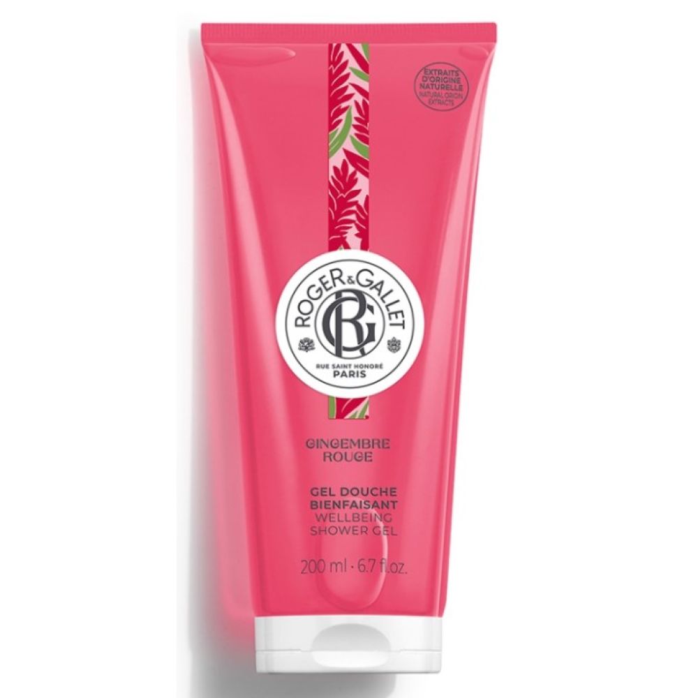 Roger & Gallet - Gel douche bienfaisant gingembre rouge - 200 ml