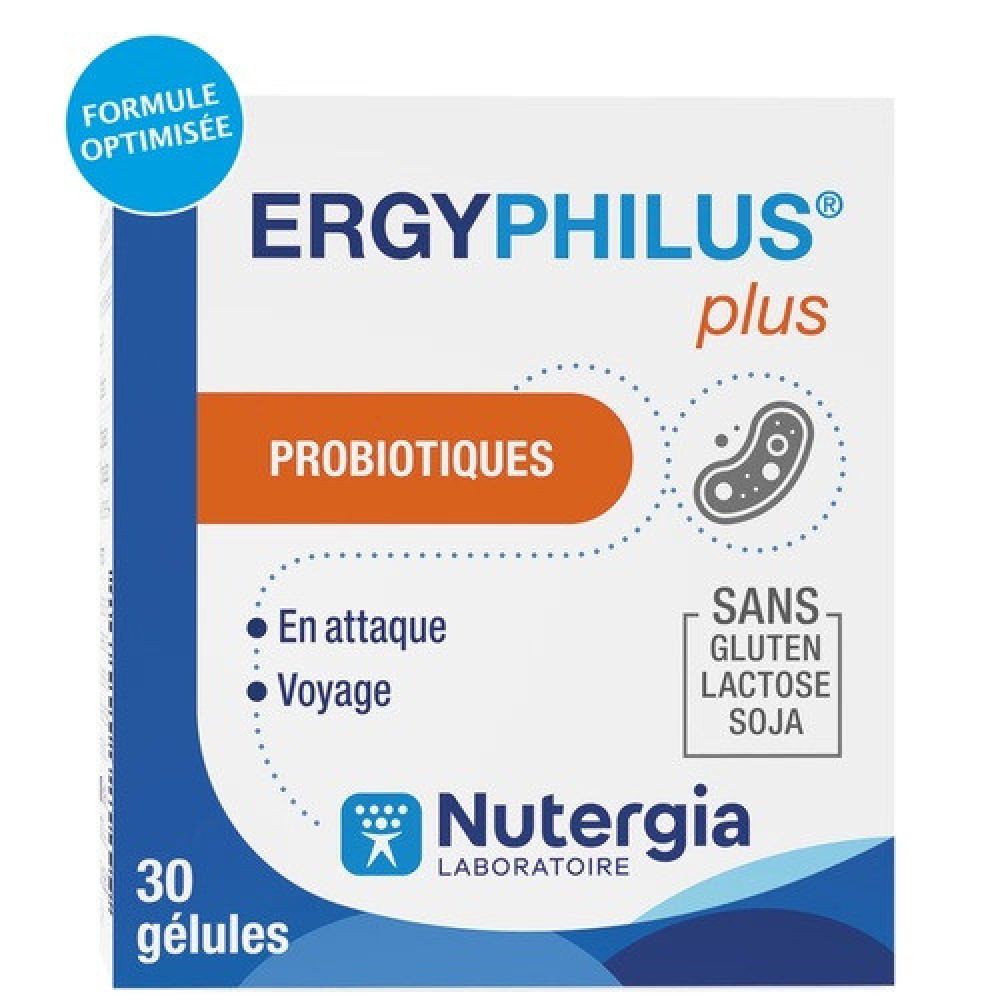 Nutergia - Ergyphilus plus probiotiques - 30 gélules