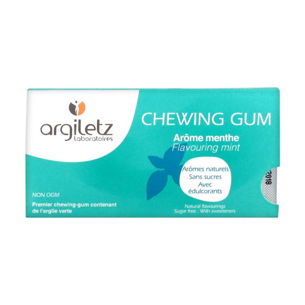 Argiletz - Chewing gum arôme menthe - 12 pièces