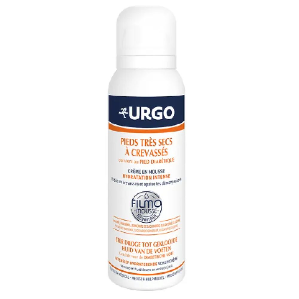 Urgo - Crème mousse nourrissante Pieds secs à très secs - 125ml