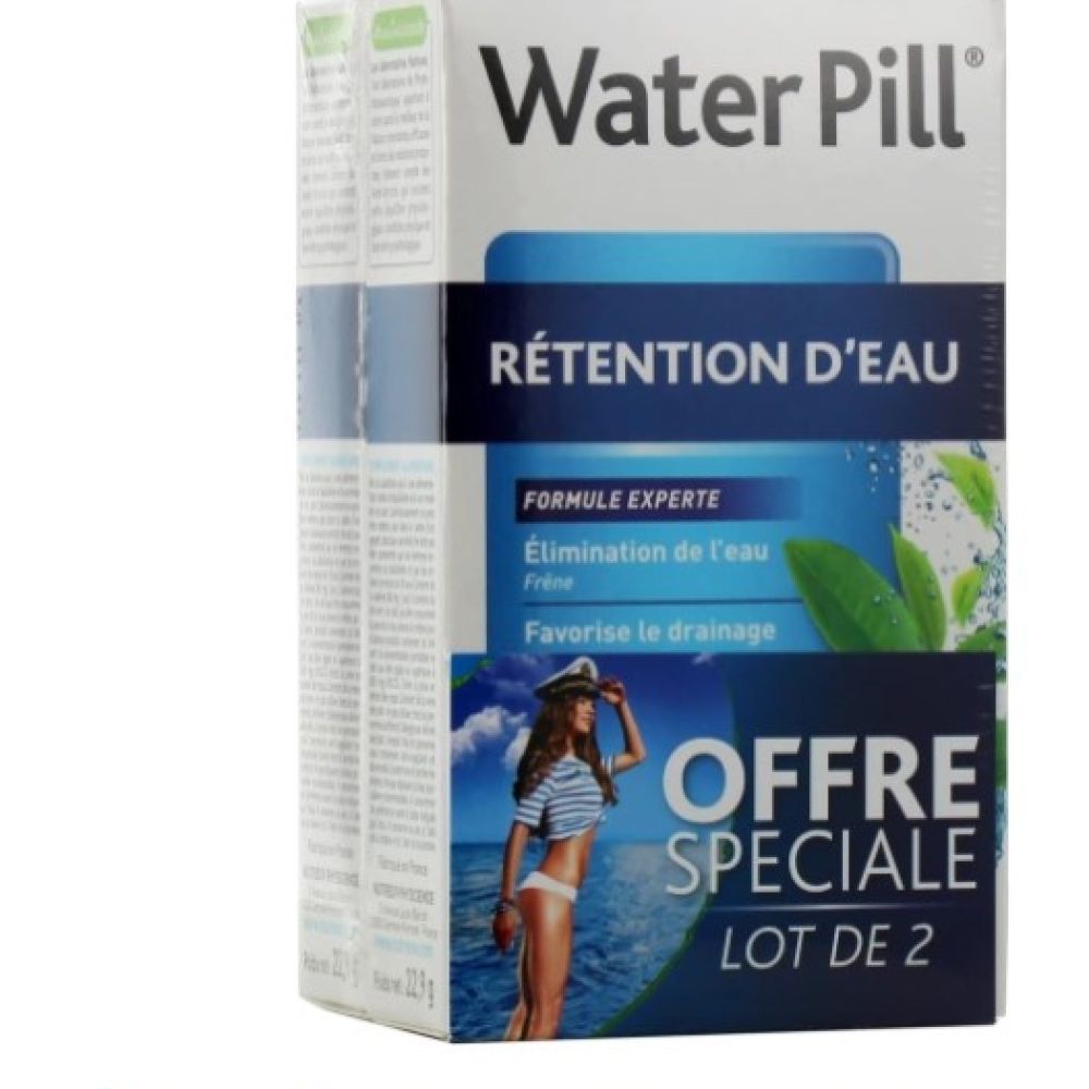 Nutreov - Water Pill Rétention d'eau - Lot de 2 x 30 Comprimés