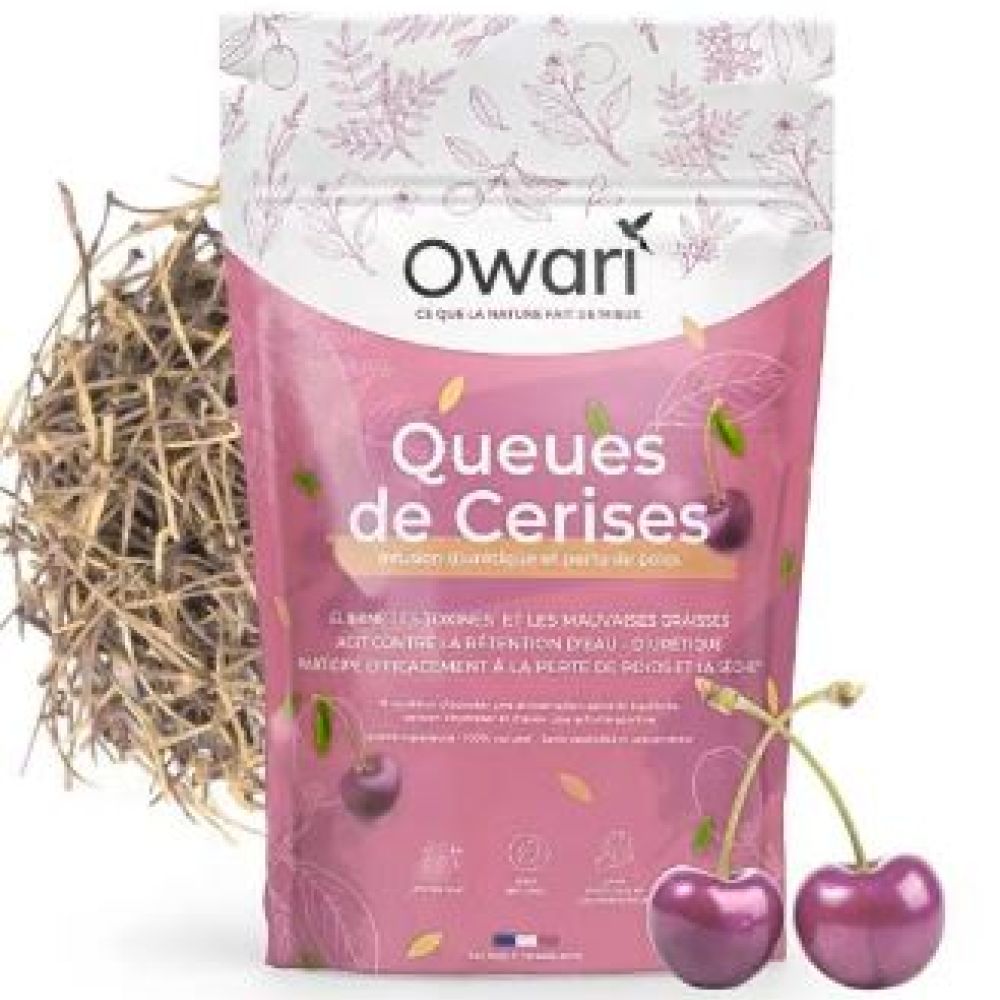 Owari - Infusion diurétique et perte de poids Queues de cerises - 50g