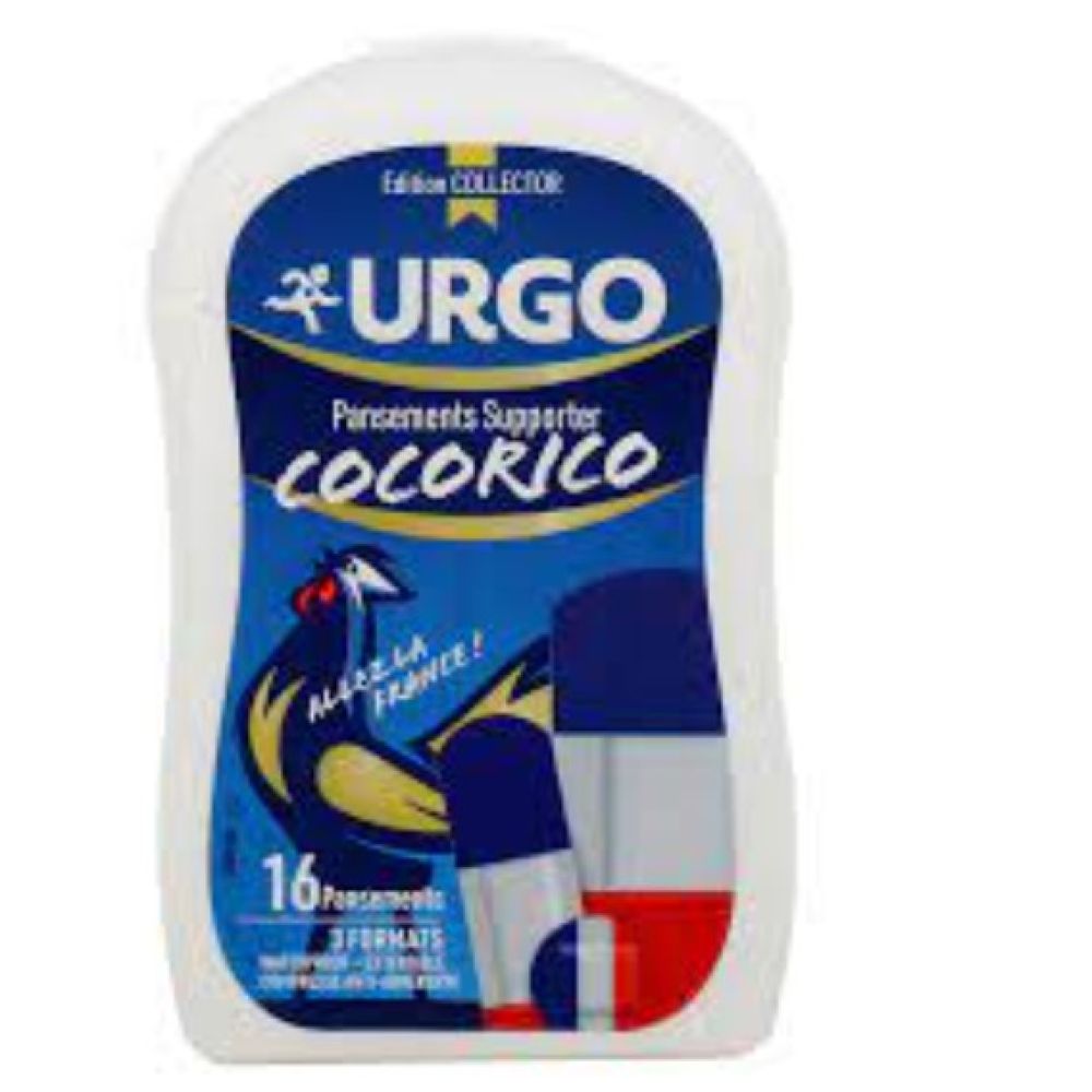 Urgo - Pansements Supporter Cocorico - 16 pansements