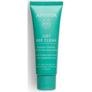 Apivita - Just Bee Clear soin hydra matifiant anti imperfections - 40ml