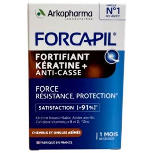 Arkopharma - Forcapil fortifiant kératine + anti casse - 60 gélules