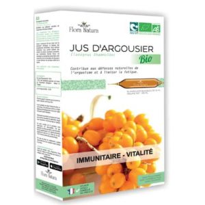 Flora Natura - Jus d'argousier - 20 ampoules